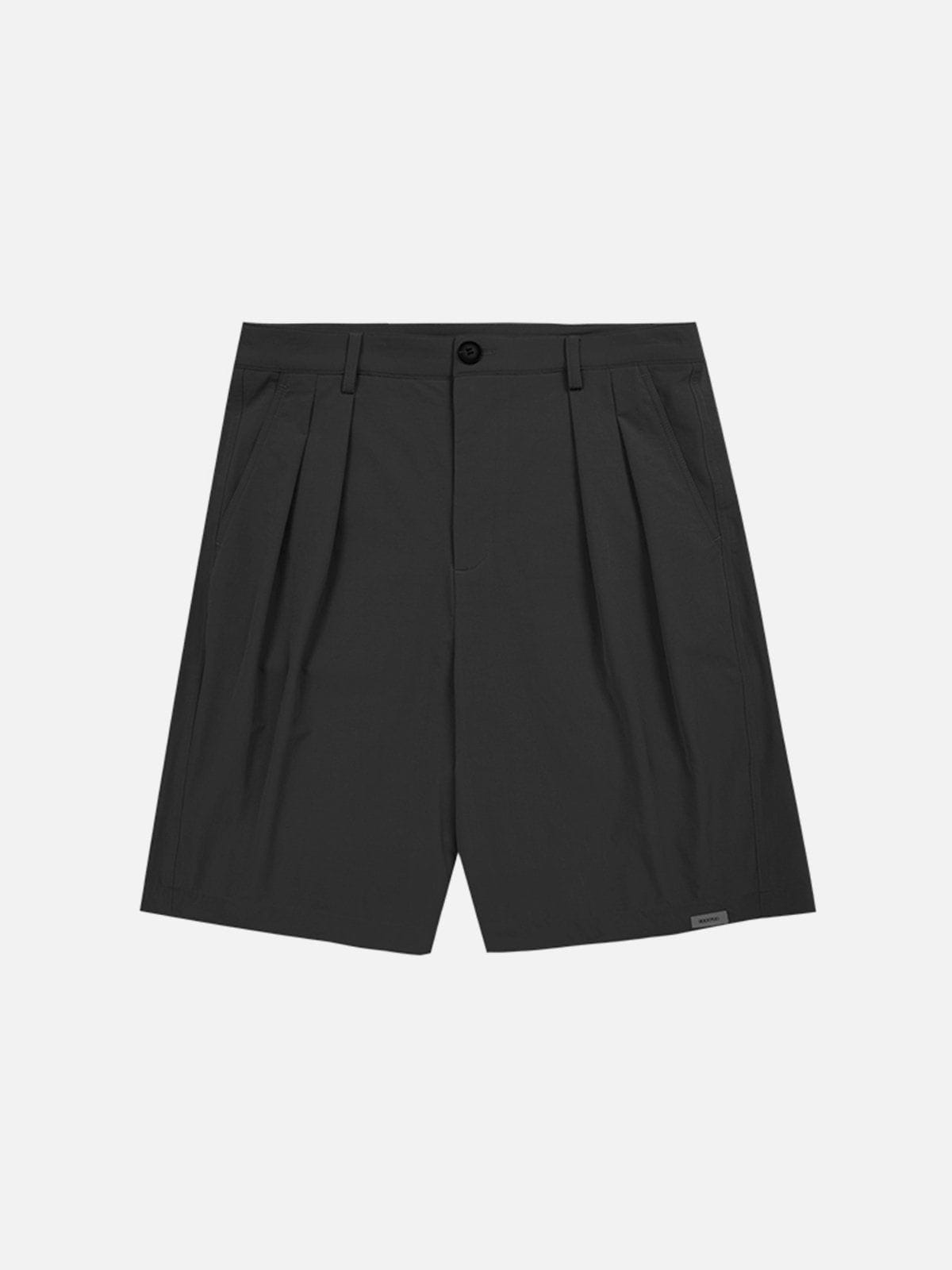 Eprezzy® - Solid Suit Shorts Streetwear Fashion - eprezzy.com