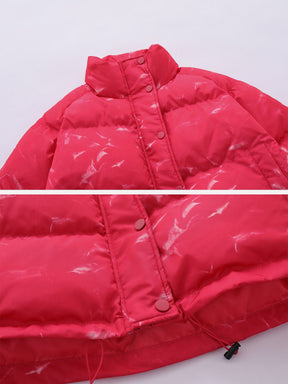 Eprezzy® - Solid Tie Dye Print Winter Coat Streetwear Fashion - eprezzy.com