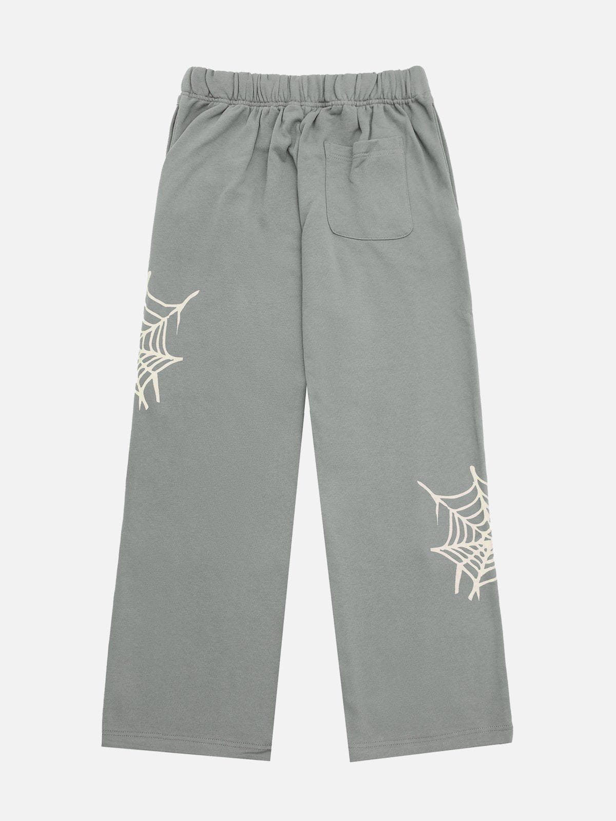Eprezzy® - Spider Web Print Pants Streetwear Fashion - eprezzy.com