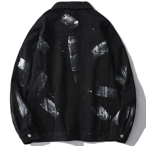 Eprezzy® - Splash Ink Print Jacket Streetwear Fashion - eprezzy.com