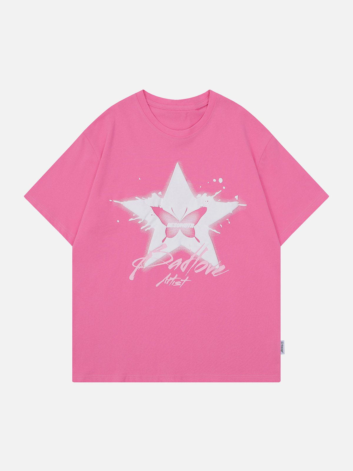 Eprezzy® - Star Butterfly Print Tee Streetwear Fashion - eprezzy.com