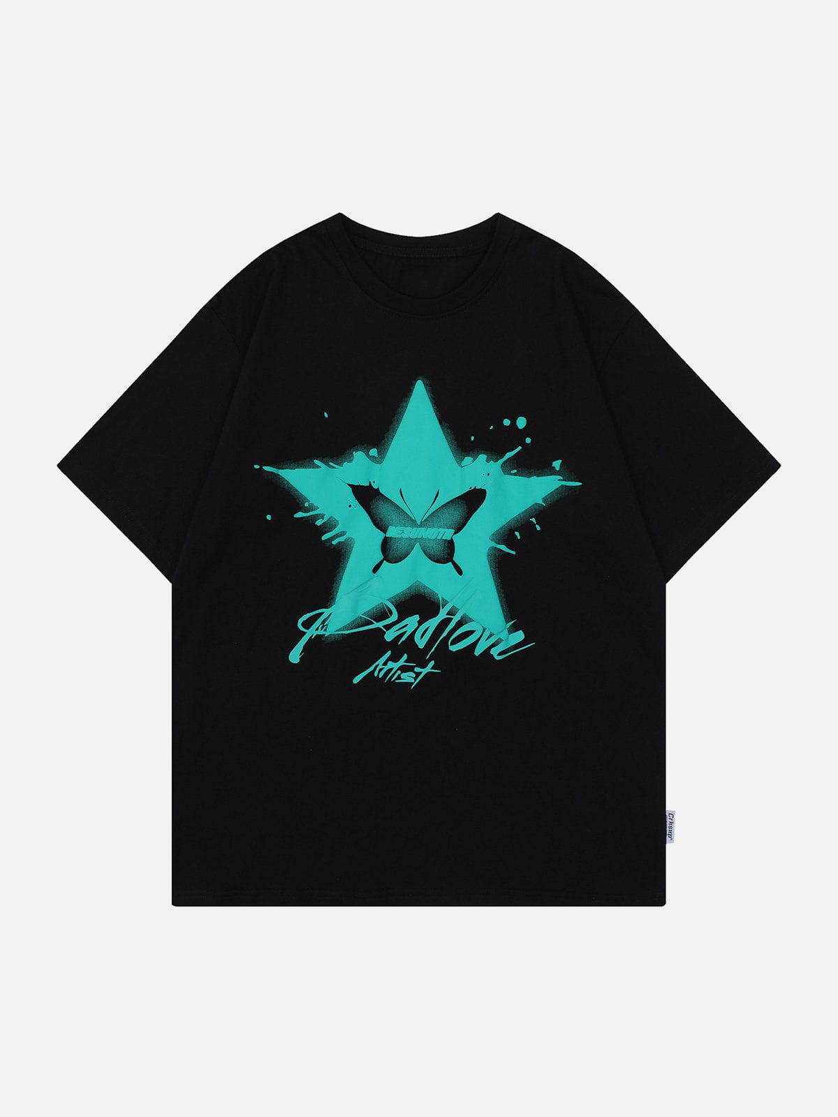 Eprezzy® - Star Butterfly Print Tee Streetwear Fashion - eprezzy.com