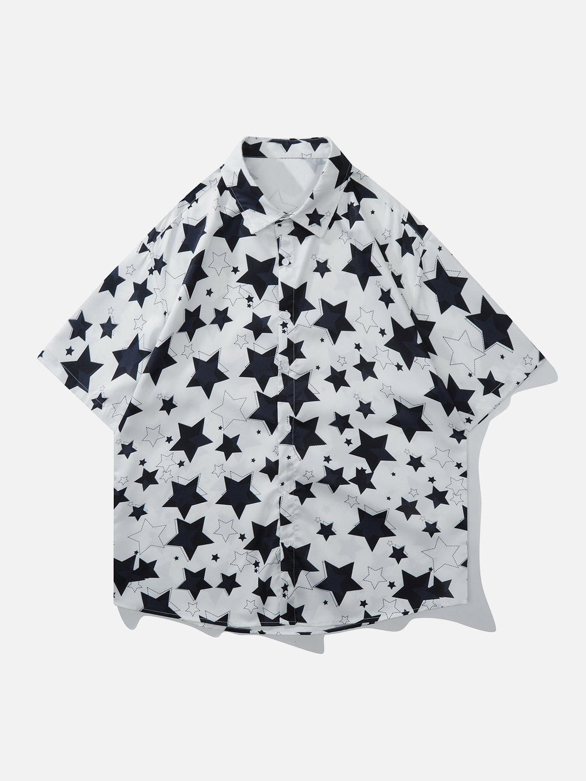 Eprezzy® - Star Print Short Sleeve Shirts Streetwear Fashion - eprezzy.com