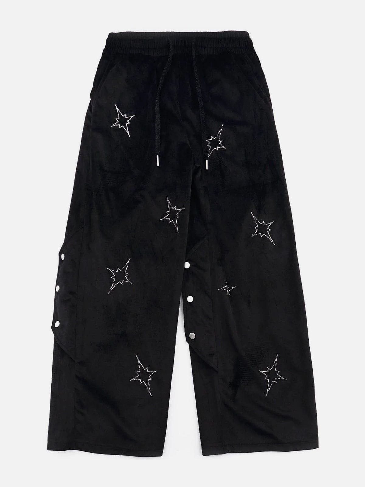 Eprezzy® - Star Sticker Diamond Pants Streetwear Fashion - eprezzy.com