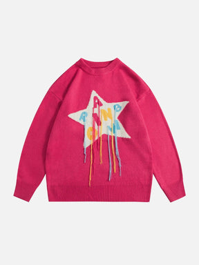 Eprezzy® - Star Tassel Sweater Streetwear Fashion - eprezzy.com