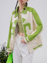 Eprezzy® - Stitching Color PU Jacket Streetwear Fashion - eprezzy.com