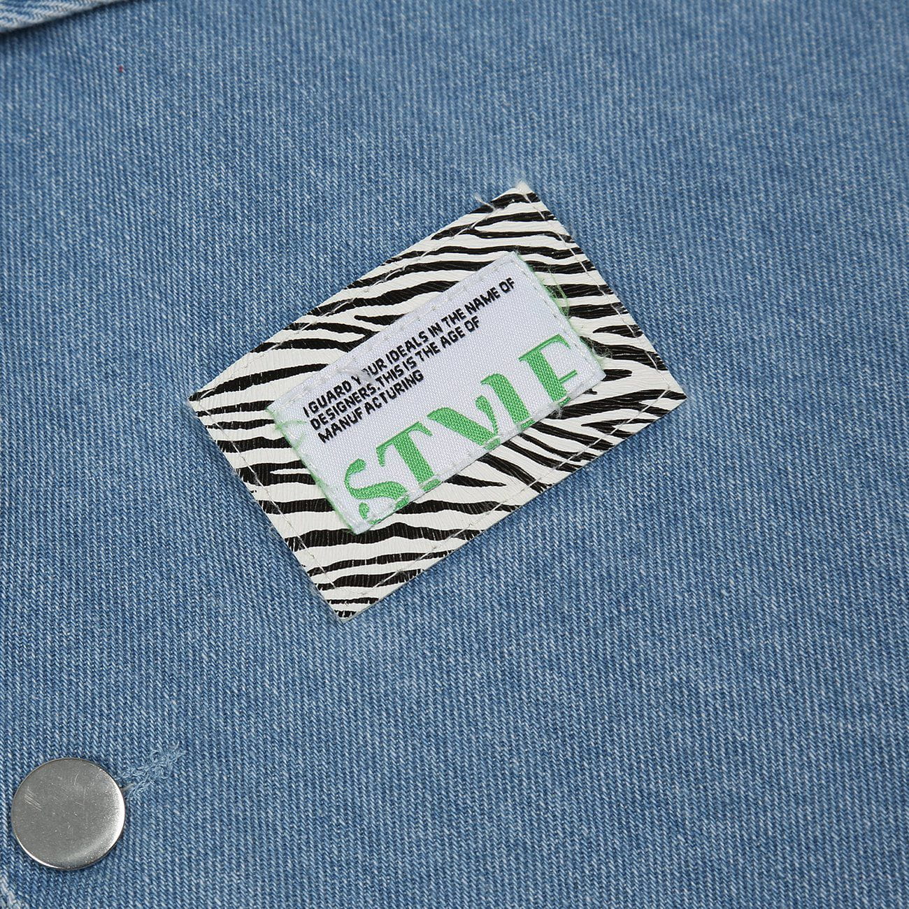 Eprezzy® - Stitching Denim Jacket Streetwear Fashion - eprezzy.com