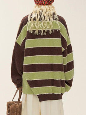 Eprezzy® - Striped Clash Sweater Streetwear Fashion - eprezzy.com