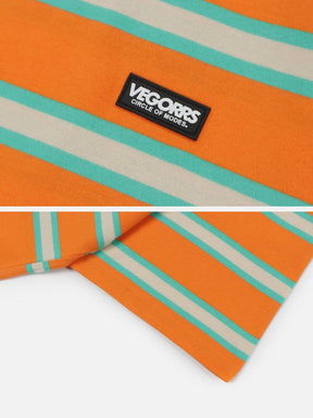 Eprezzy® - Striped Clashing Colours Tee Streetwear Fashion - eprezzy.com