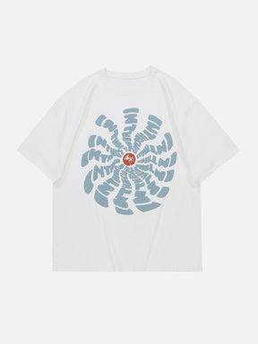 Eprezzy® - Sun Flower Totem Print Tee Streetwear Fashion - eprezzy.com