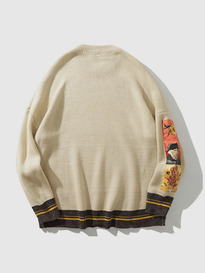 Eprezzy® - Sunflowers & Self-portrait of Van Gogh Sweater Streetwear Fashion - eprezzy.com