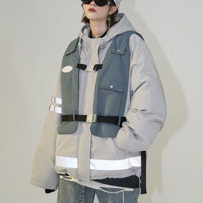 Eprezzy® - Technical Vest Reflective Winter Coat Streetwear Fashion - eprezzy.com