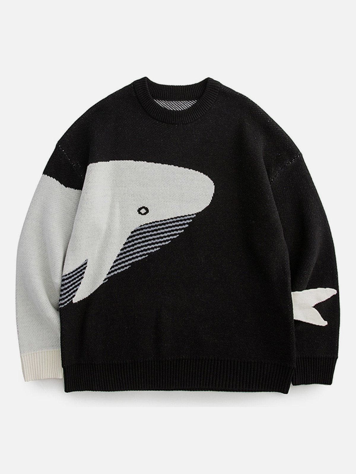 Eprezzy® - The Loneliest Whale Knit Sweater Streetwear Fashion - eprezzy.com