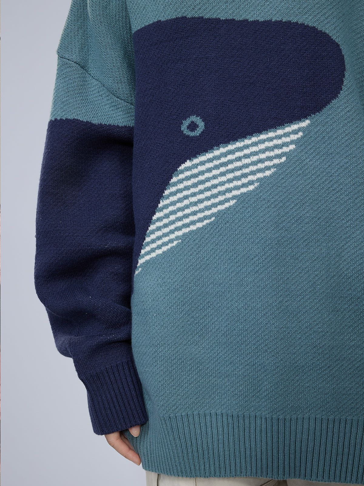 Eprezzy® - "The Loneliest Whale" Knit Sweater Streetwear Fashion - eprezzy.com