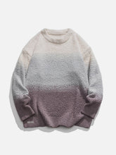 Eprezzy® - Three Colour Gradients Soft Sweater Streetwear Fashion - eprezzy.com