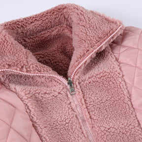 Eprezzy® - Towel Embroidered Reversible Sherpa Winter Coat Streetwear Fashion - eprezzy.com