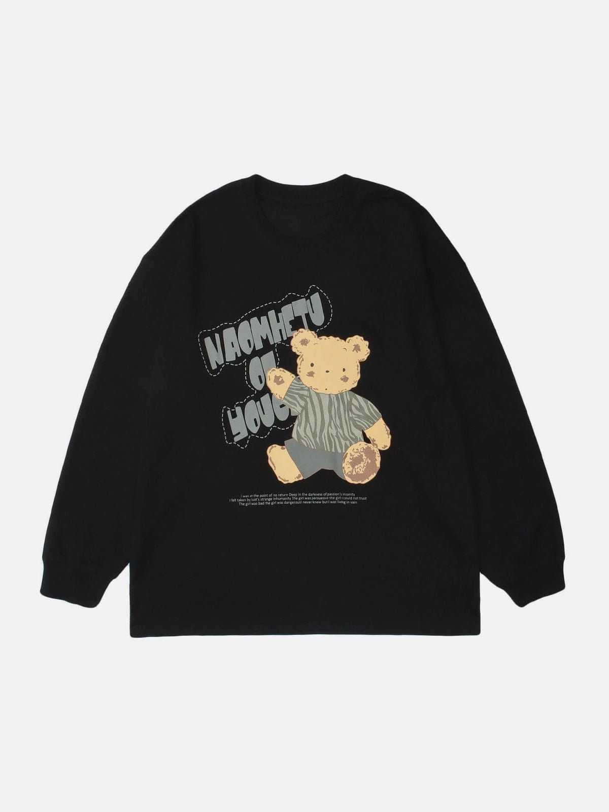 Eprezzy® - Toy Bear Graphic Sweatshirt Streetwear Fashion - eprezzy.com