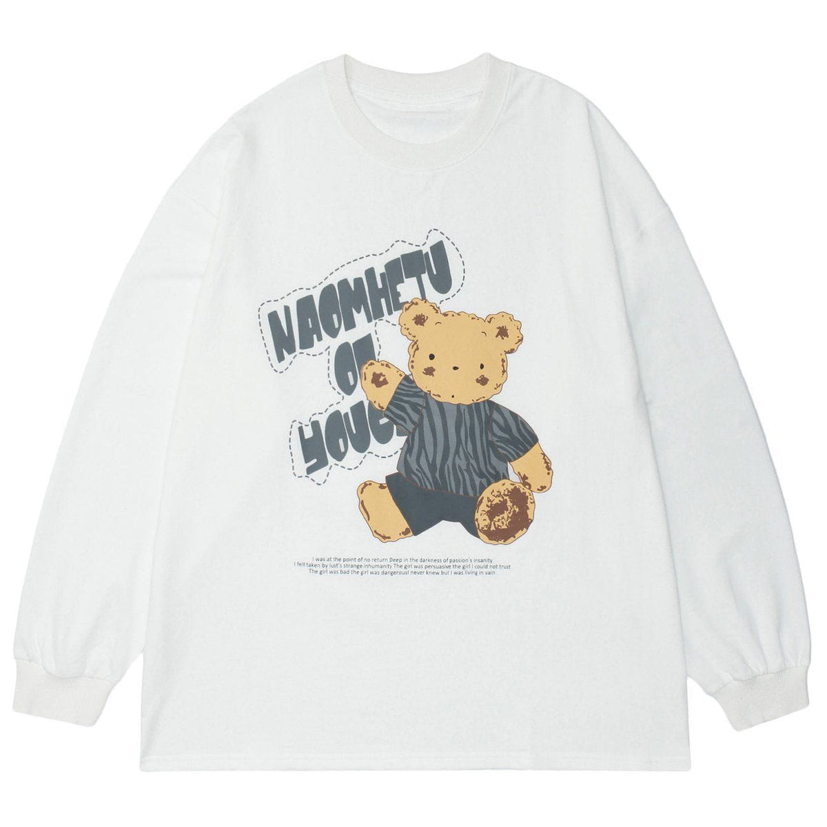 Eprezzy® - Toy Bear Graphic Sweatshirt Streetwear Fashion - eprezzy.com