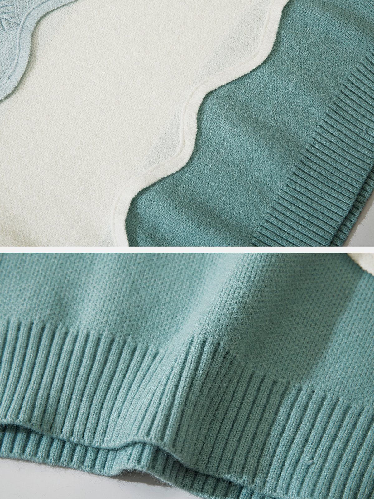 Eprezzy® - Tricolor Stitching Stripes Sweater Vest Streetwear Fashion - eprezzy.com