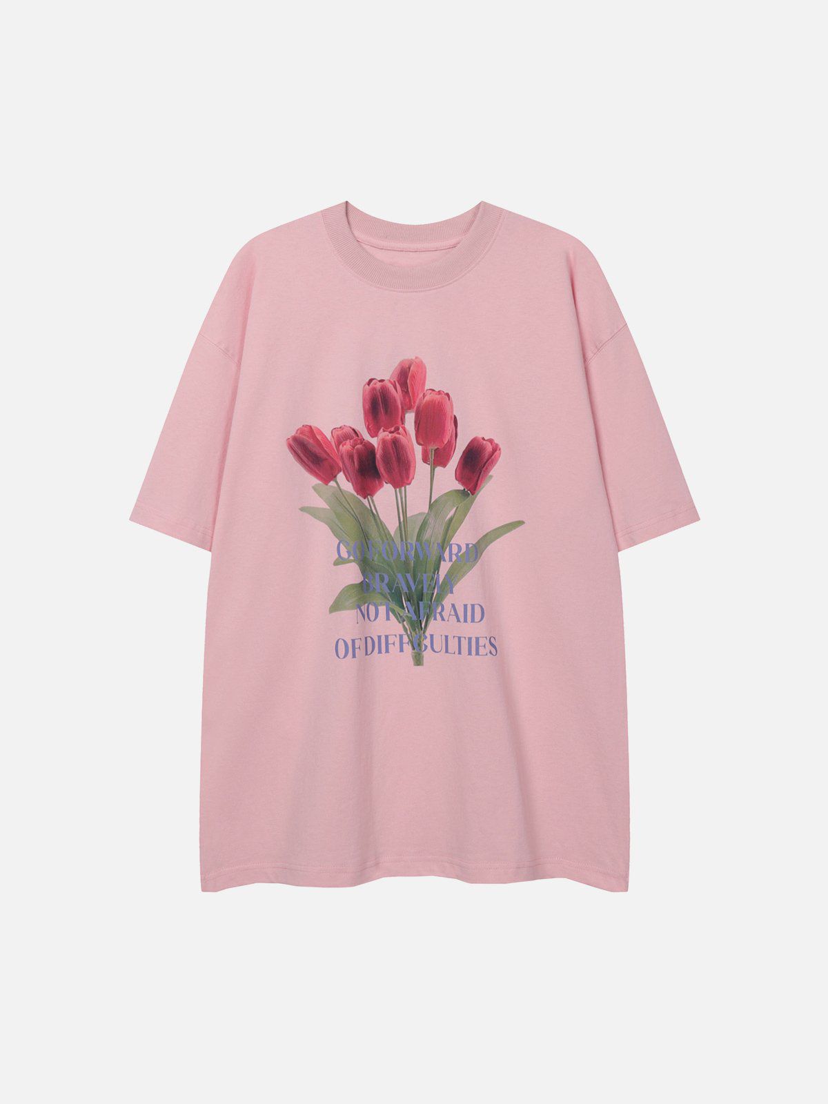 Eprezzy® - Tulip Print Tee Streetwear Fashion - eprezzy.com