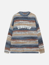 Eprezzy® - Vintage Colorblock Stripe Sweater Streetwear Fashion - eprezzy.com