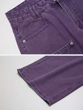 Eprezzy® - Vintage Distressed Large Pocket Jeans Streetwear Fashion - eprezzy.com