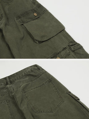 Eprezzy® - Vintage Multi-pocket Cargo Pants Streetwear Fashion - eprezzy.com