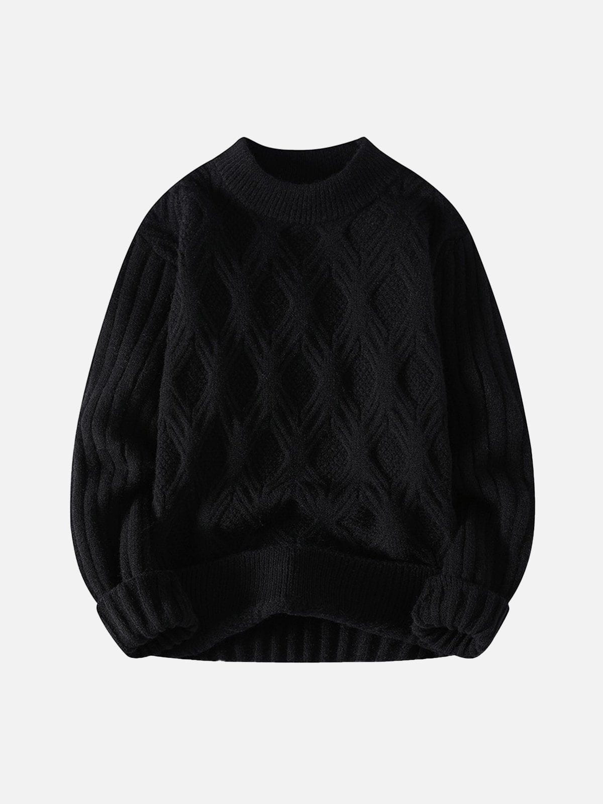 Eprezzy® - Woven Knit Sweater Streetwear Fashion - eprezzy.com